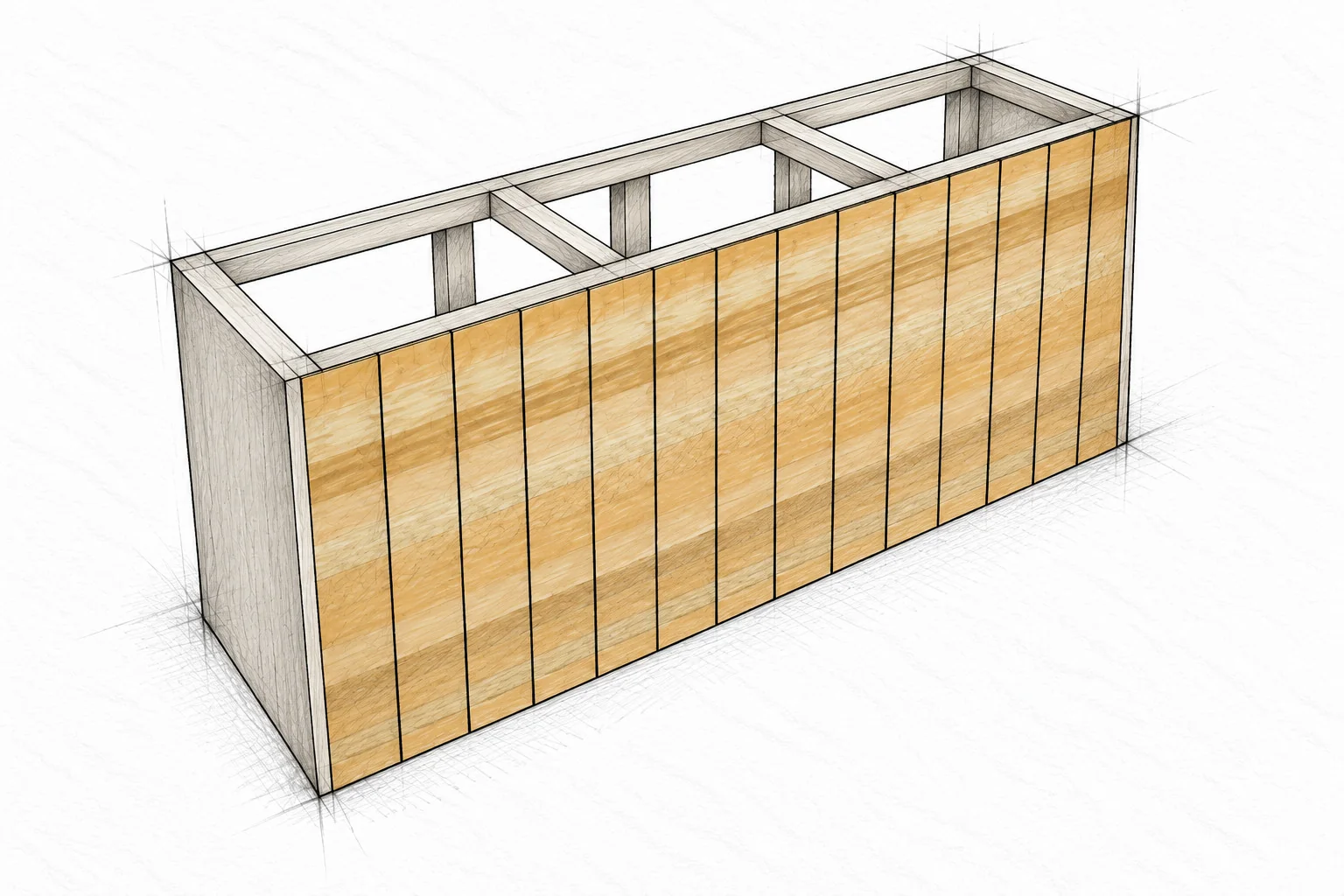 barn door console — 16 illustration
