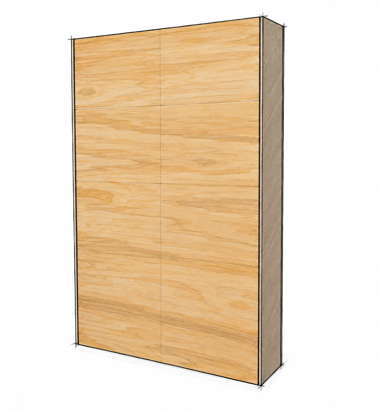 entryway barn door cabinet — 13 illustration