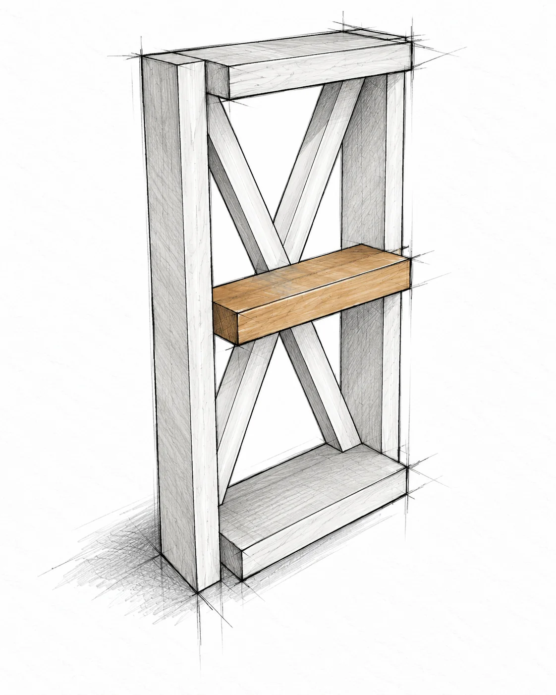 farmhouse console table — 9 illustration