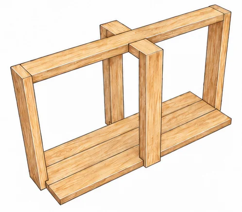 modern farmhouse console — 6 illustration