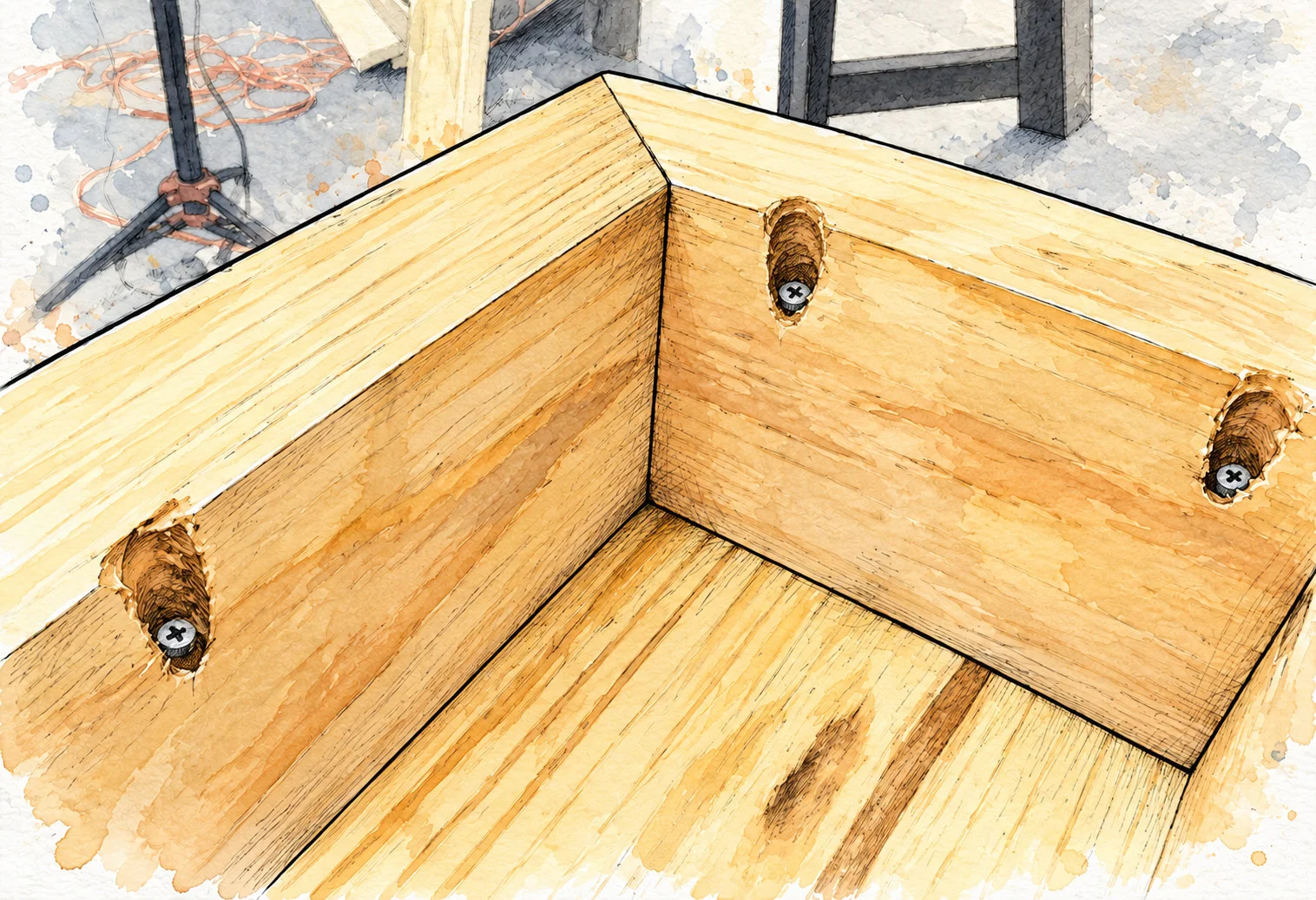 narrow truss console — 14 illustration