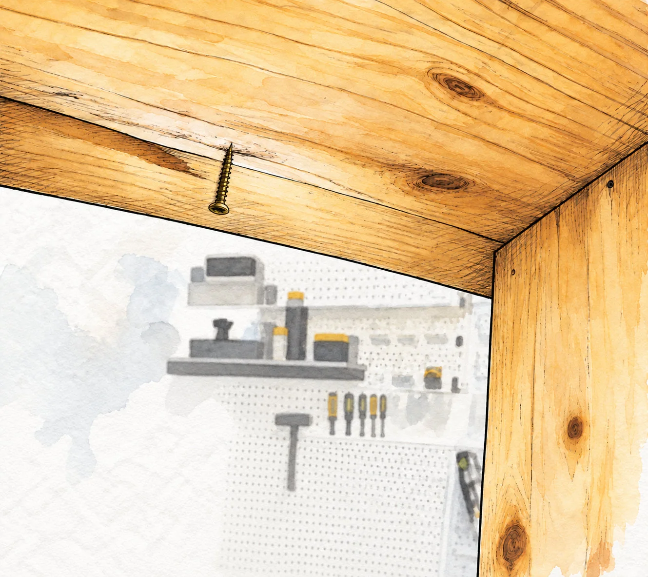 narrow truss console — 17 illustration