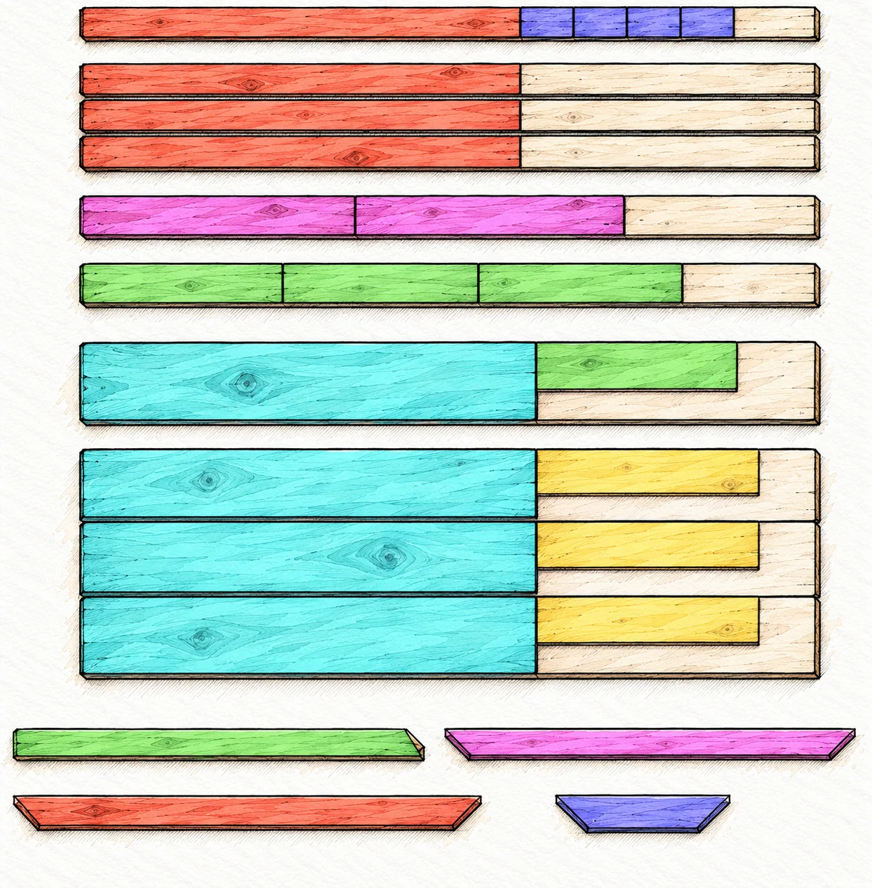 narrow truss console — 25 illustration