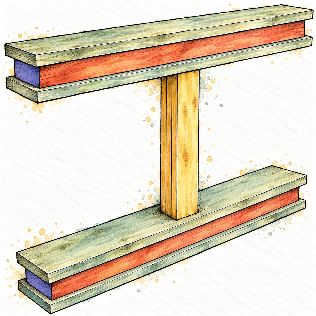 narrow truss console — 33 illustration