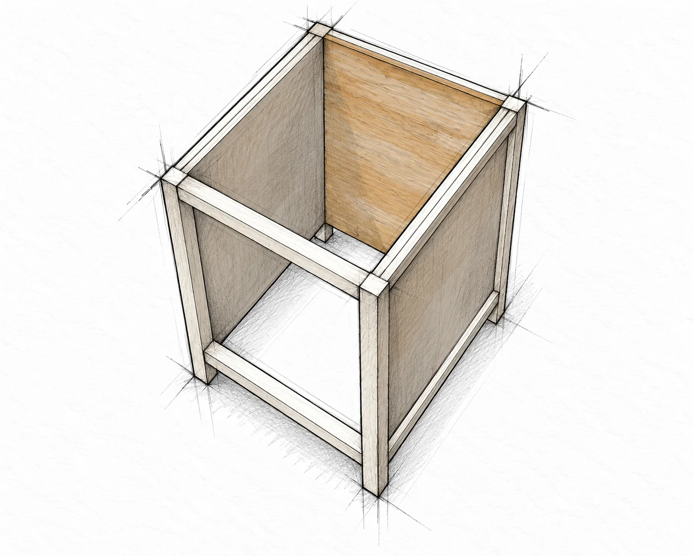 pullout bin kitchen island — 16 illustration