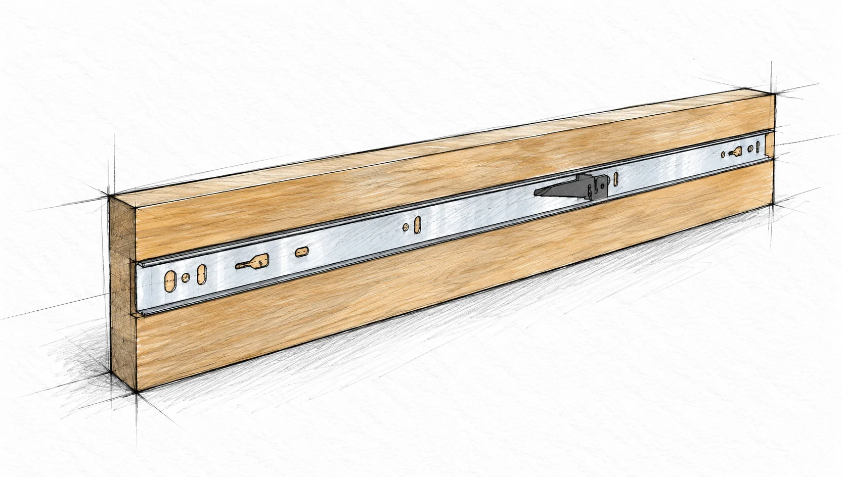 pullout bin kitchen island — 18 illustration